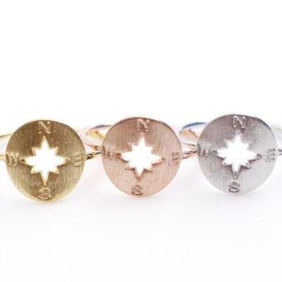 Compass Ring in 3 colors