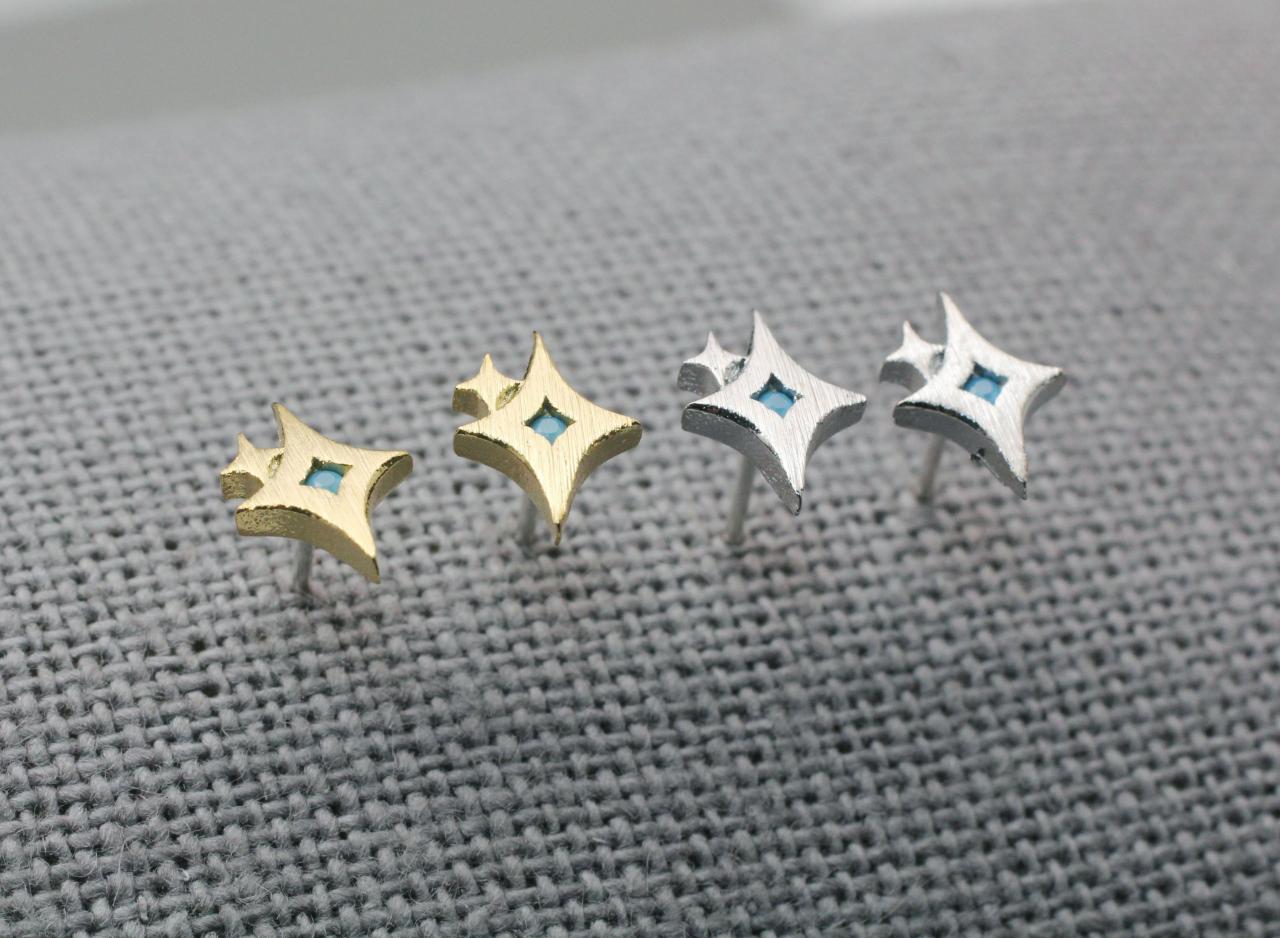 sparkle star earrings