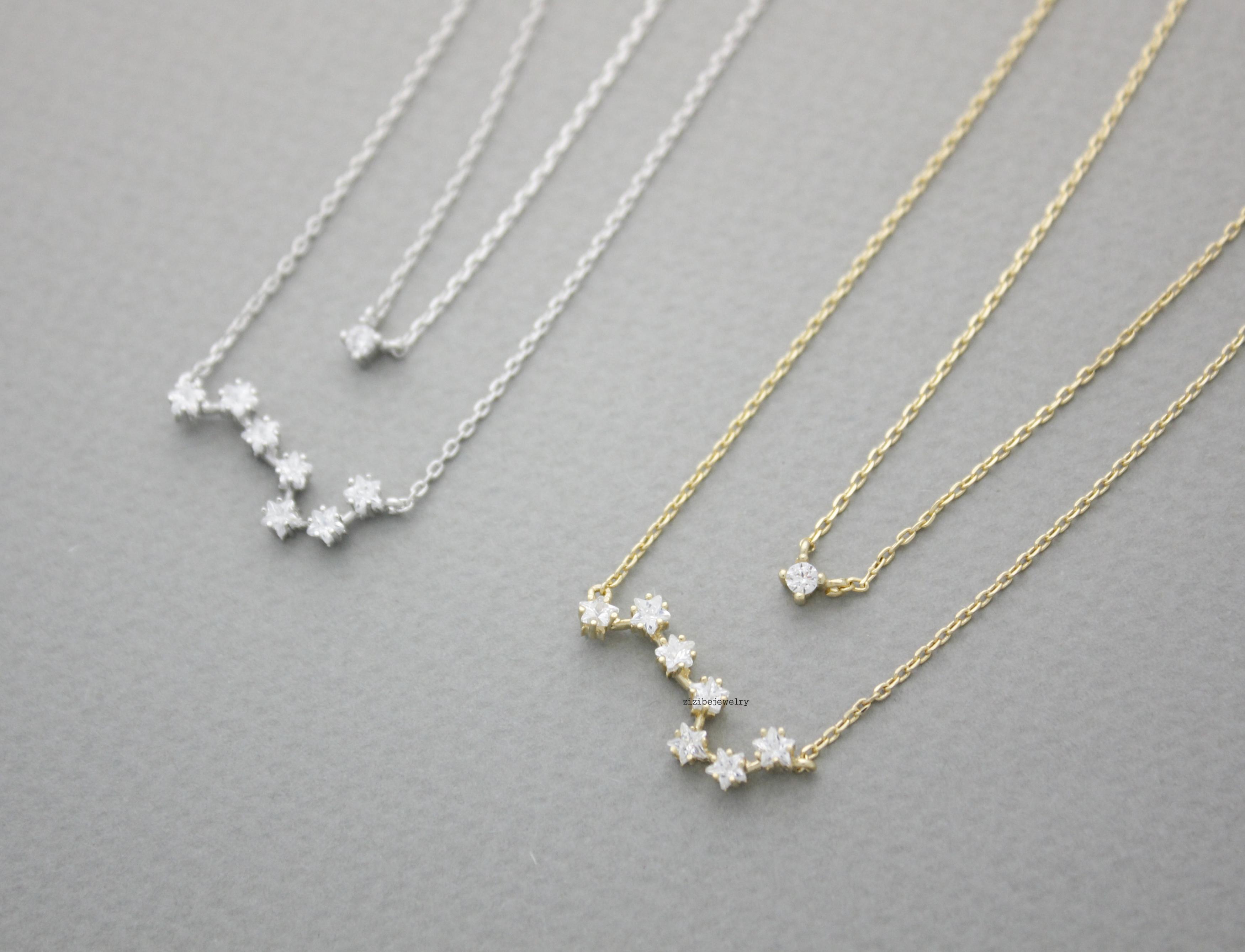 big and little dipper necklaces